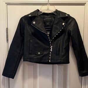 NWOT Bernardo Kids Black Moto Jacket